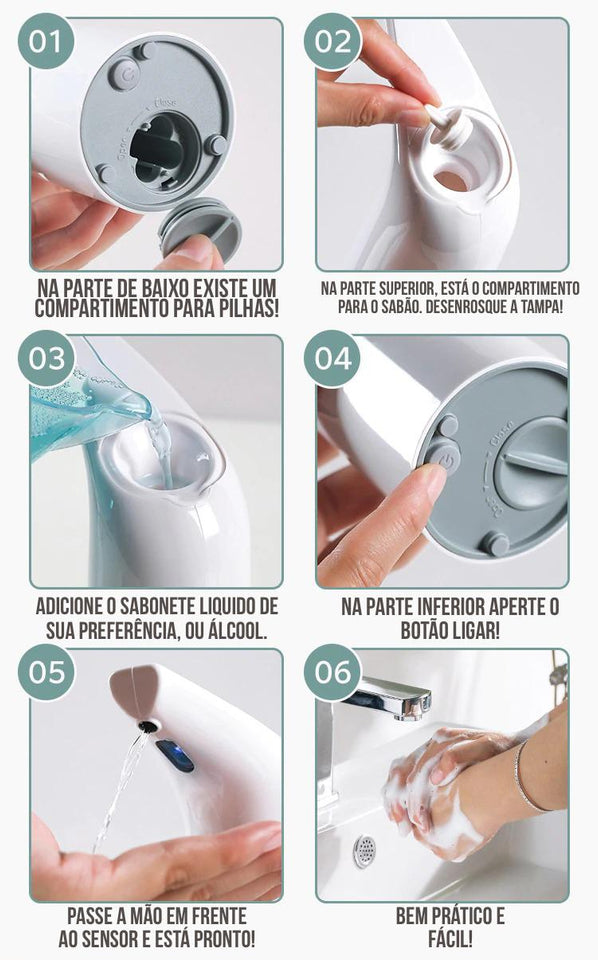 Saboneteira Automática - Sem toque a prova d' água