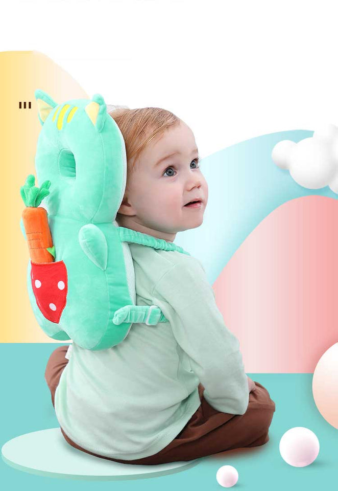 Almofada Protetora e Travesseiro Mochila para Bebê