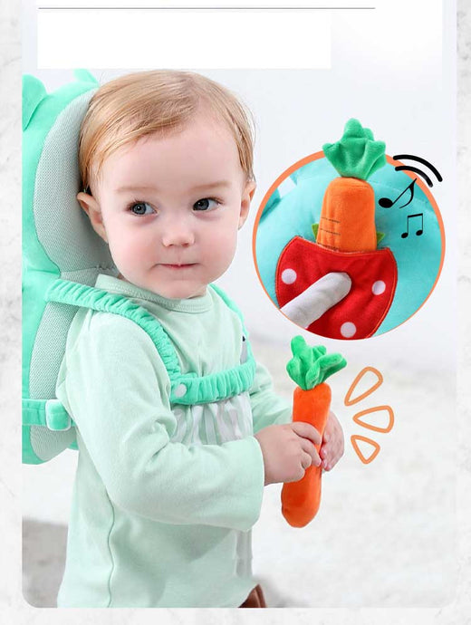 Almofada Protetora e Travesseiro Mochila para Bebê