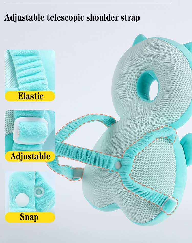 Almofada Protetora e Travesseiro Mochila para Bebê